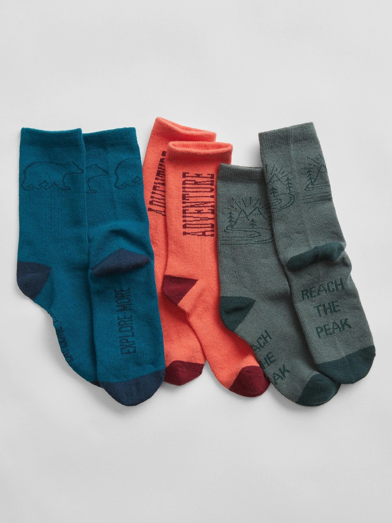 3'lü Grafik Desenli Çorap Seti product image