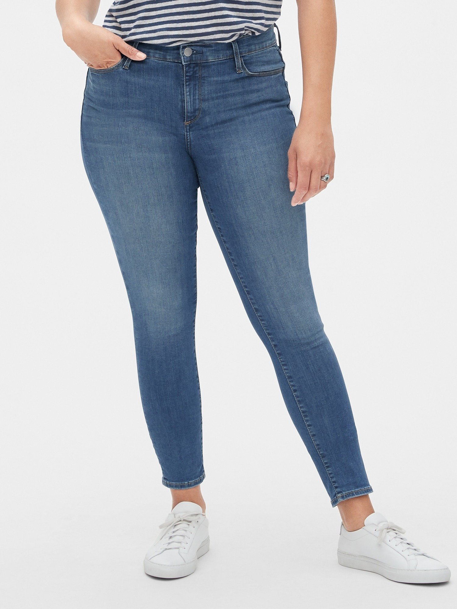 Mid Rise True Skinny Jean Pantolon product image