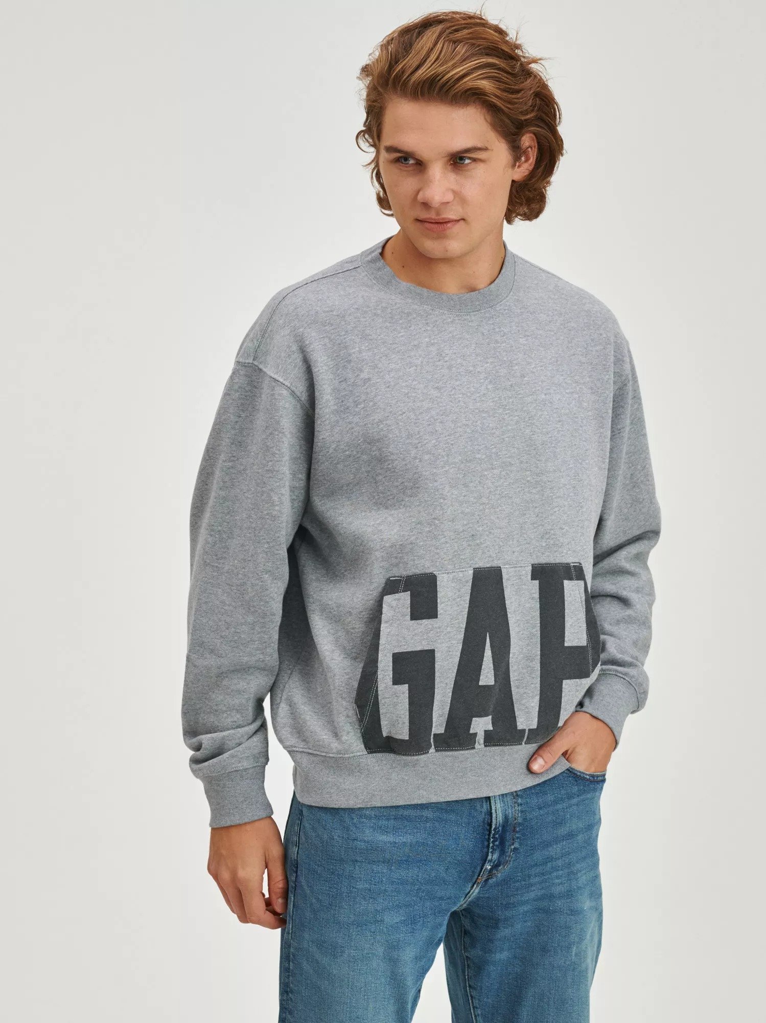 Gap Logo Oversize Bisiklet Yaka Sweatshirt product image