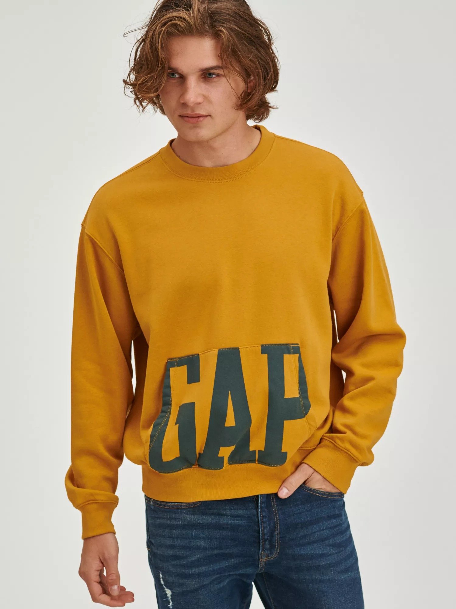 Gap Logo Oversize Bisiklet Yaka Sweatshirt product image