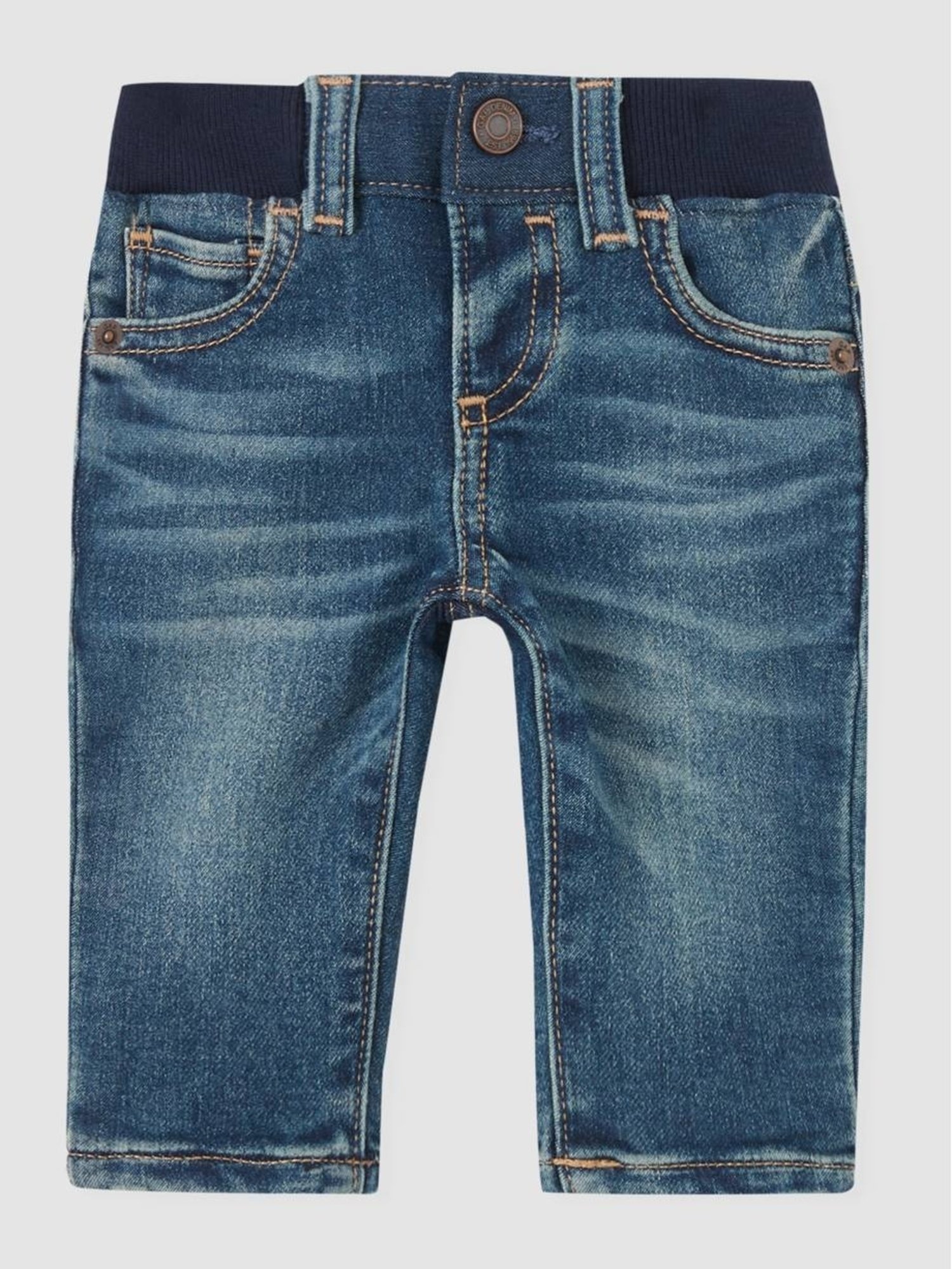 %100 Organik Pamuk Pull-On Slim Jean Pantolon product image