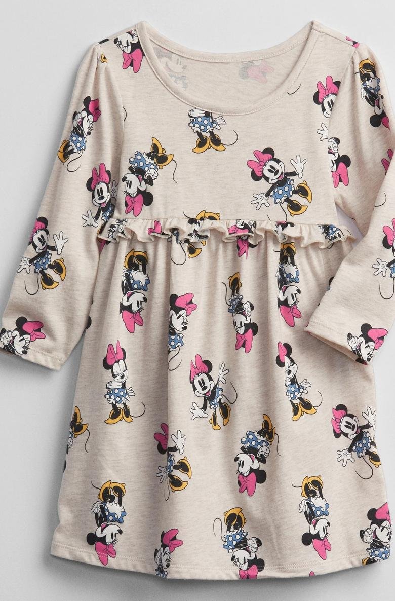  Disney Minnie Mouse Fırfırlı Elbise