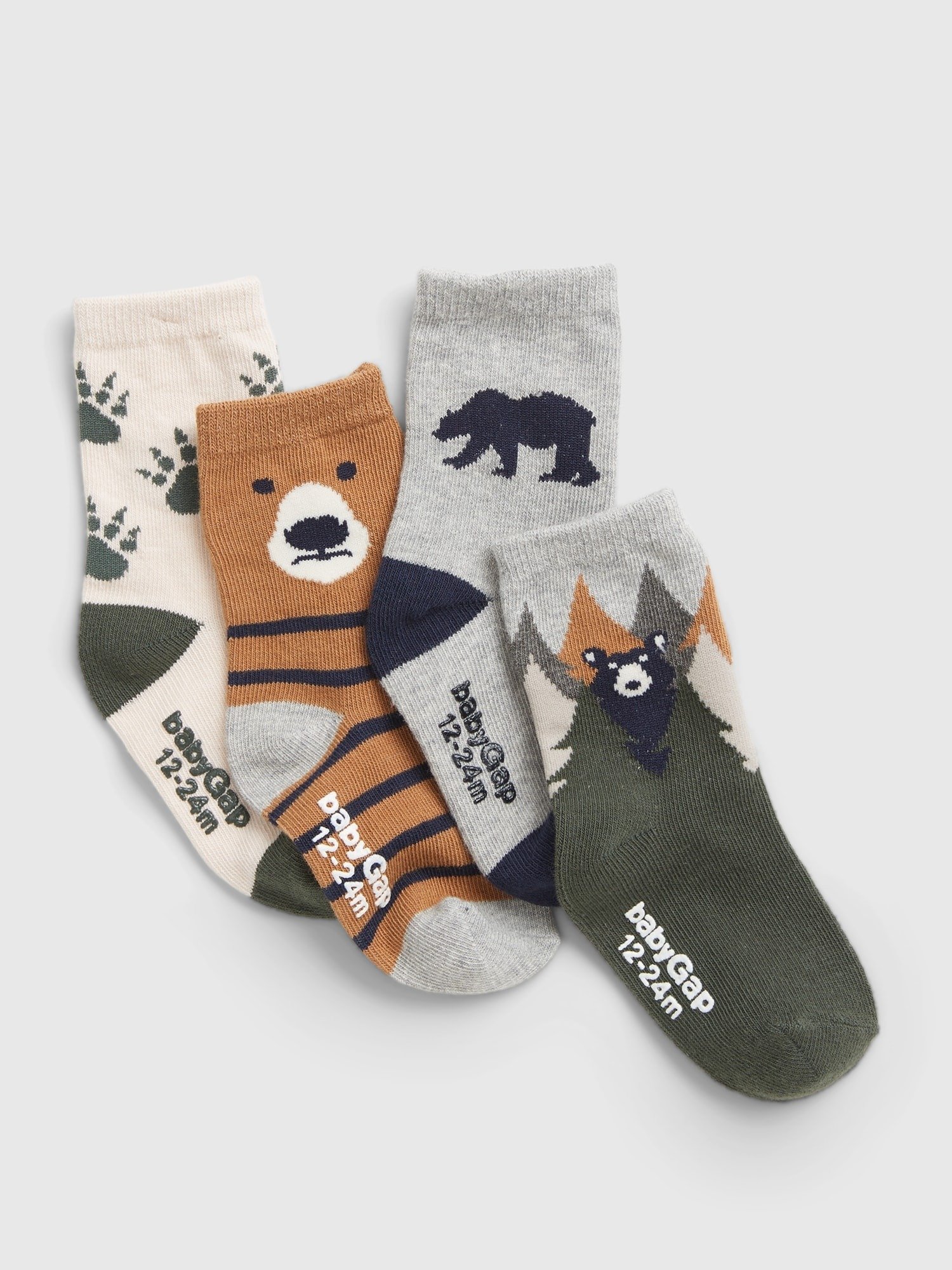 4'lü Grafik Desenli Çorap Seti product image