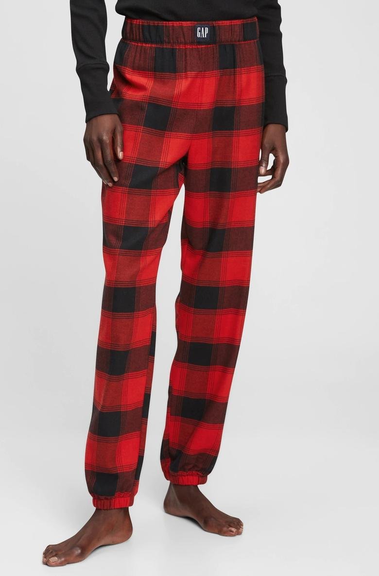  Flannel Jogger Pijama Altı