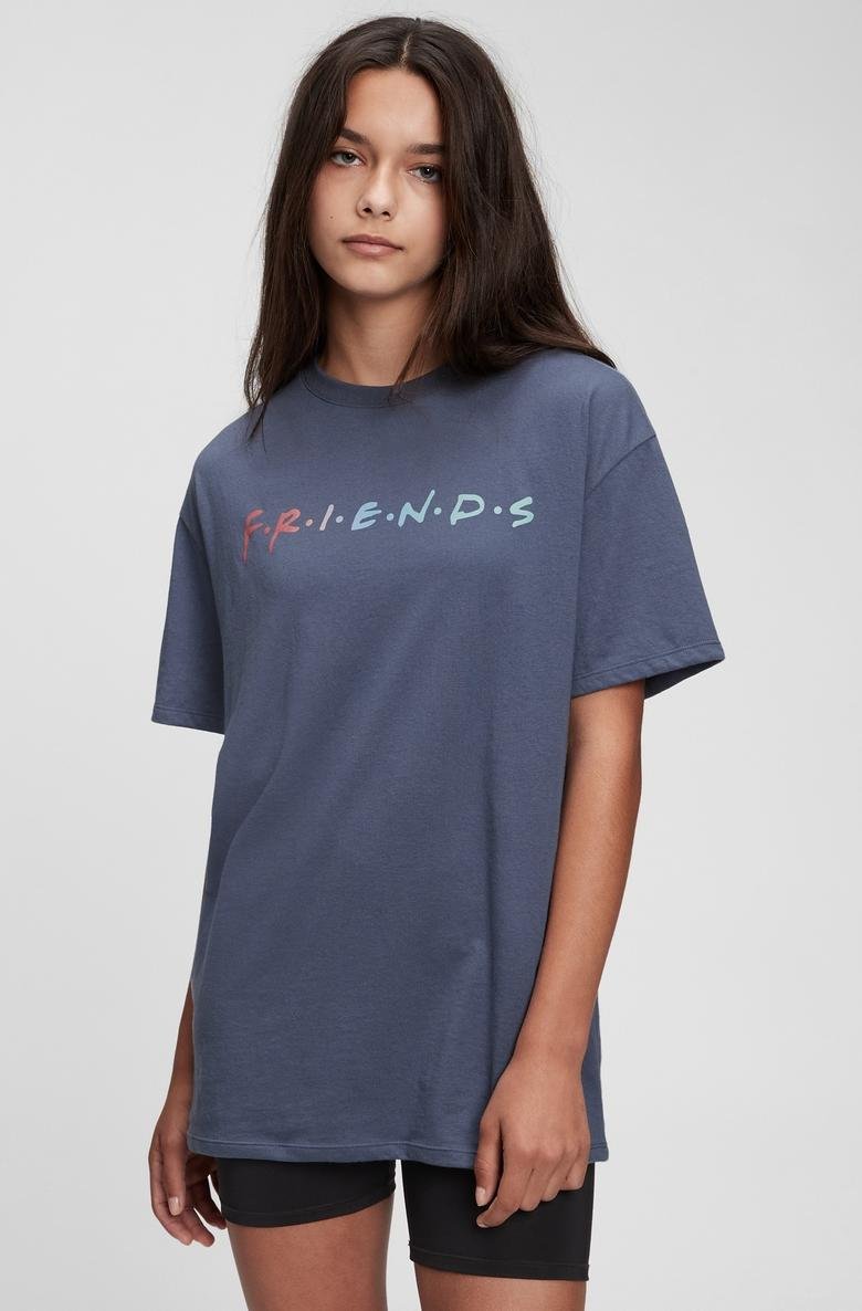  Teen Friends Baskılı T-Shirt