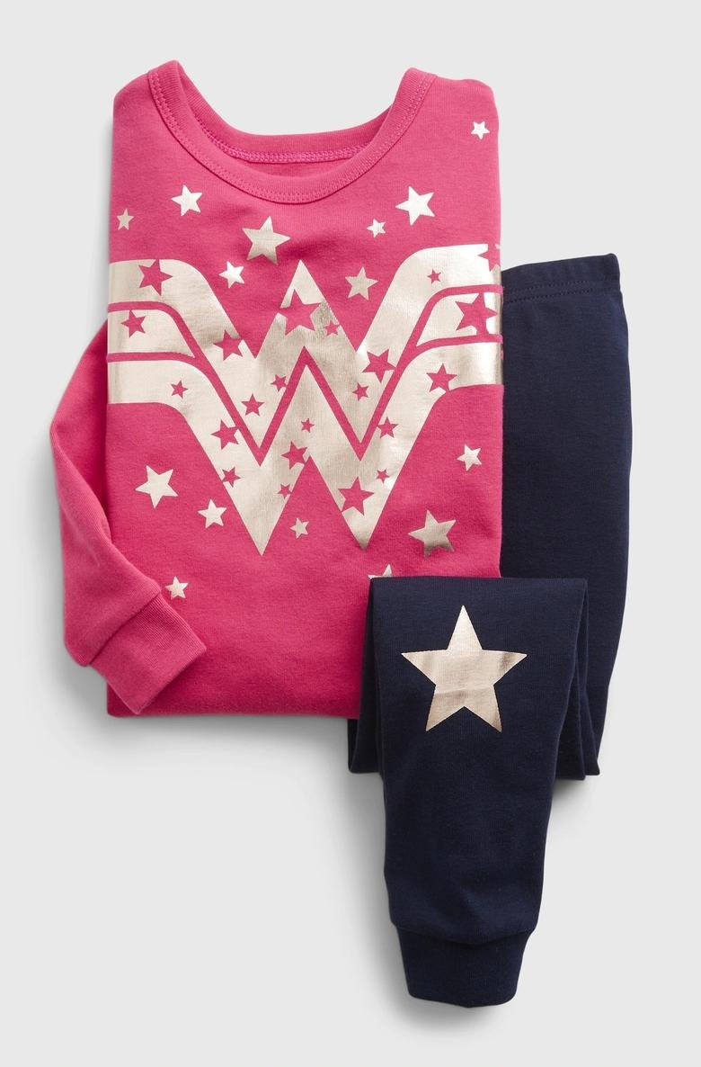 DC™ Wonder Woman 100% Organik Pamuk Pijama Seti