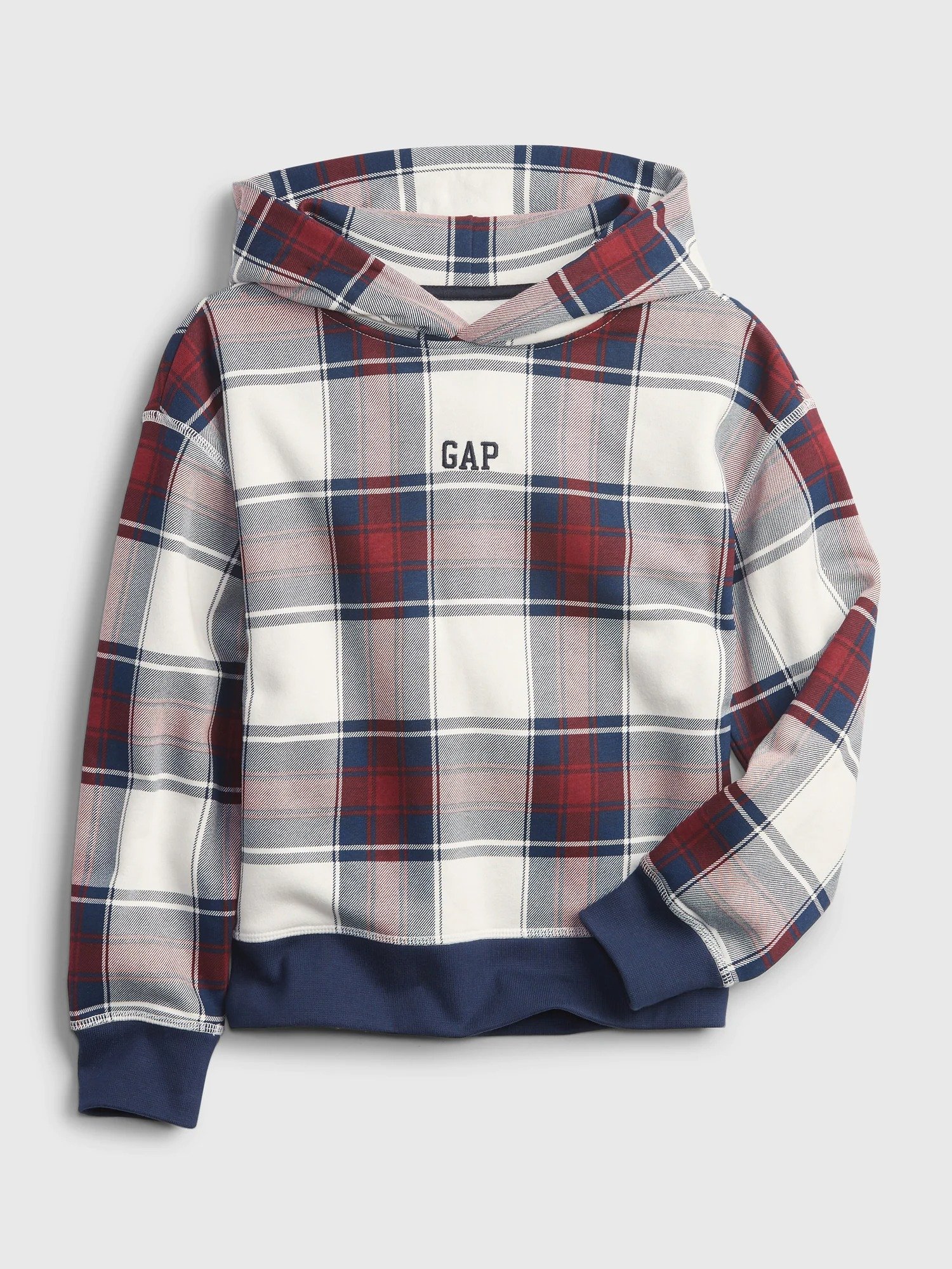 Gap Logo Ekose Kapüşonlu Sweatshirt product image
