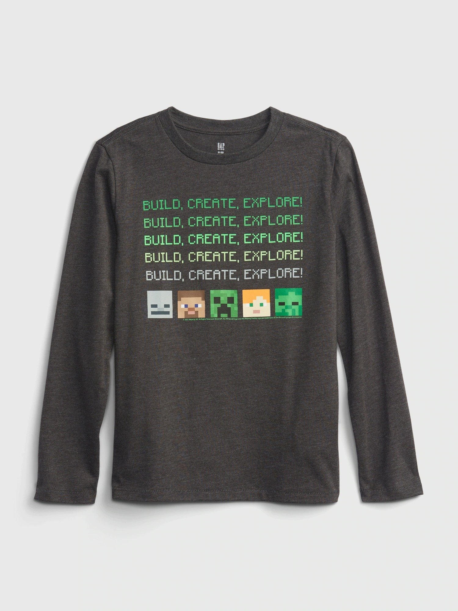 Minecraft 100% Organik Pamuk Grafik Baskılı T-Shirt product image