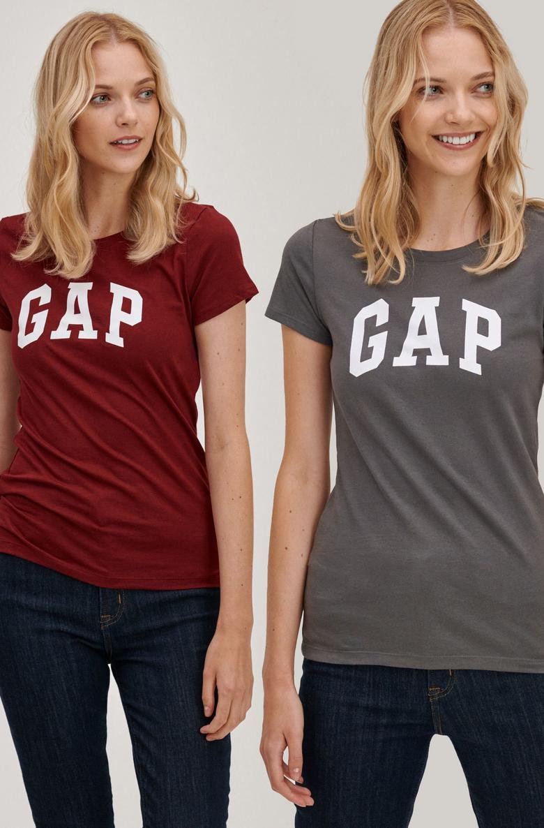  2'li Gap Logo Kısa Kollu T-Shirt