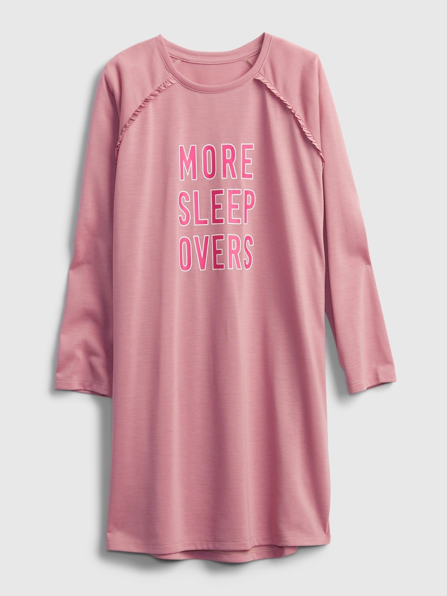 %100 Geri Dönüştürülmüş Fırfır Detaylı Pijama Elbise product image