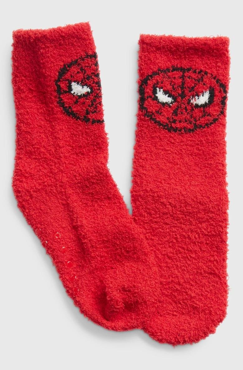  Marvel Spider-Man Grafik Baskılı Cozy Çorap