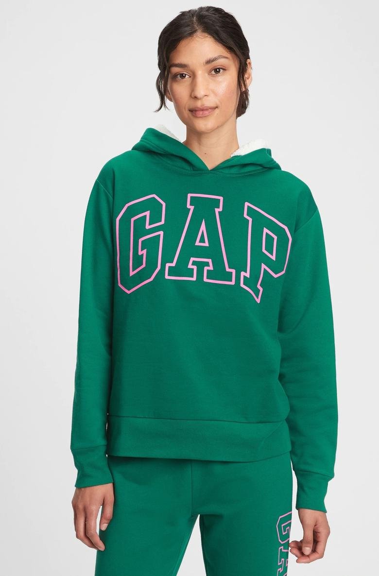  Gap Logo Sherpa Sweatshirt