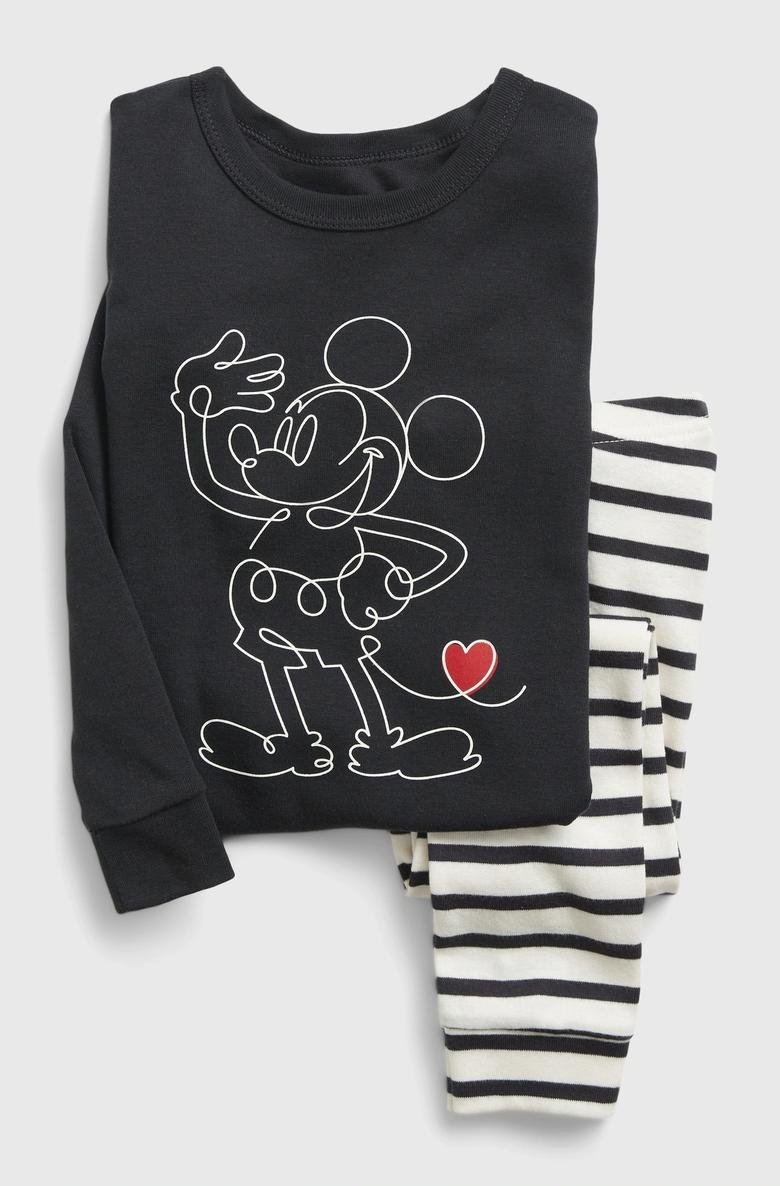 Disney Mickey Mouse 100% Organik Pamuk Pijama Seti