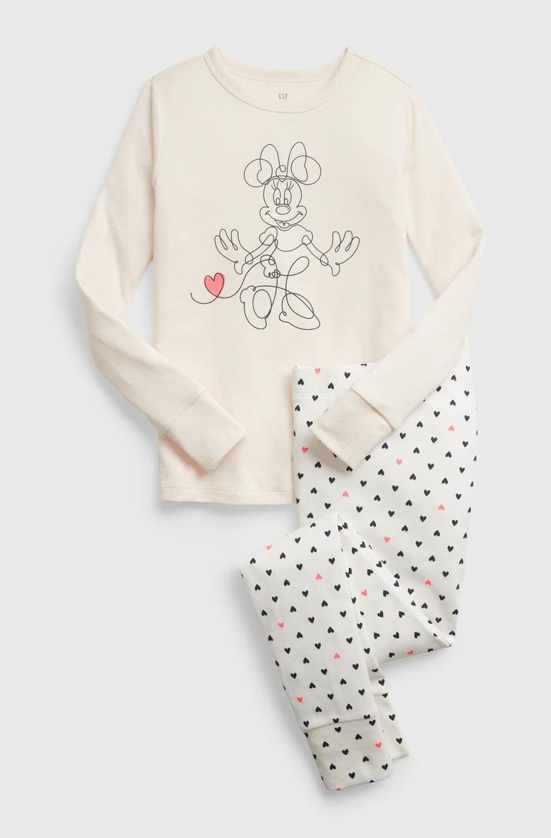  Disney Minnie Mouse 100% Organik Pamuk Pijama Takımı