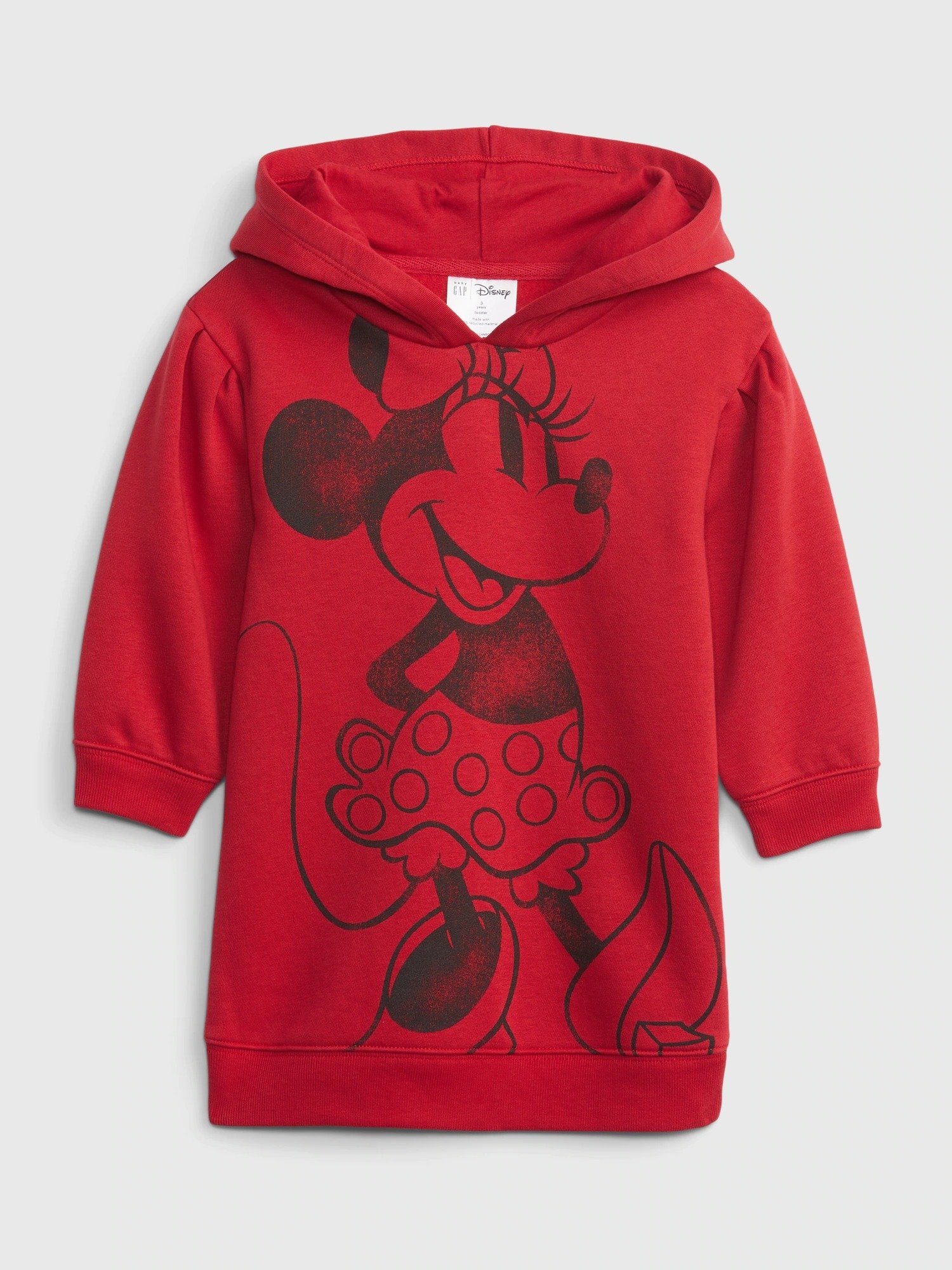 Disney Minnie Mouse Grafik Baskılı Sweatshirt Elbise product image