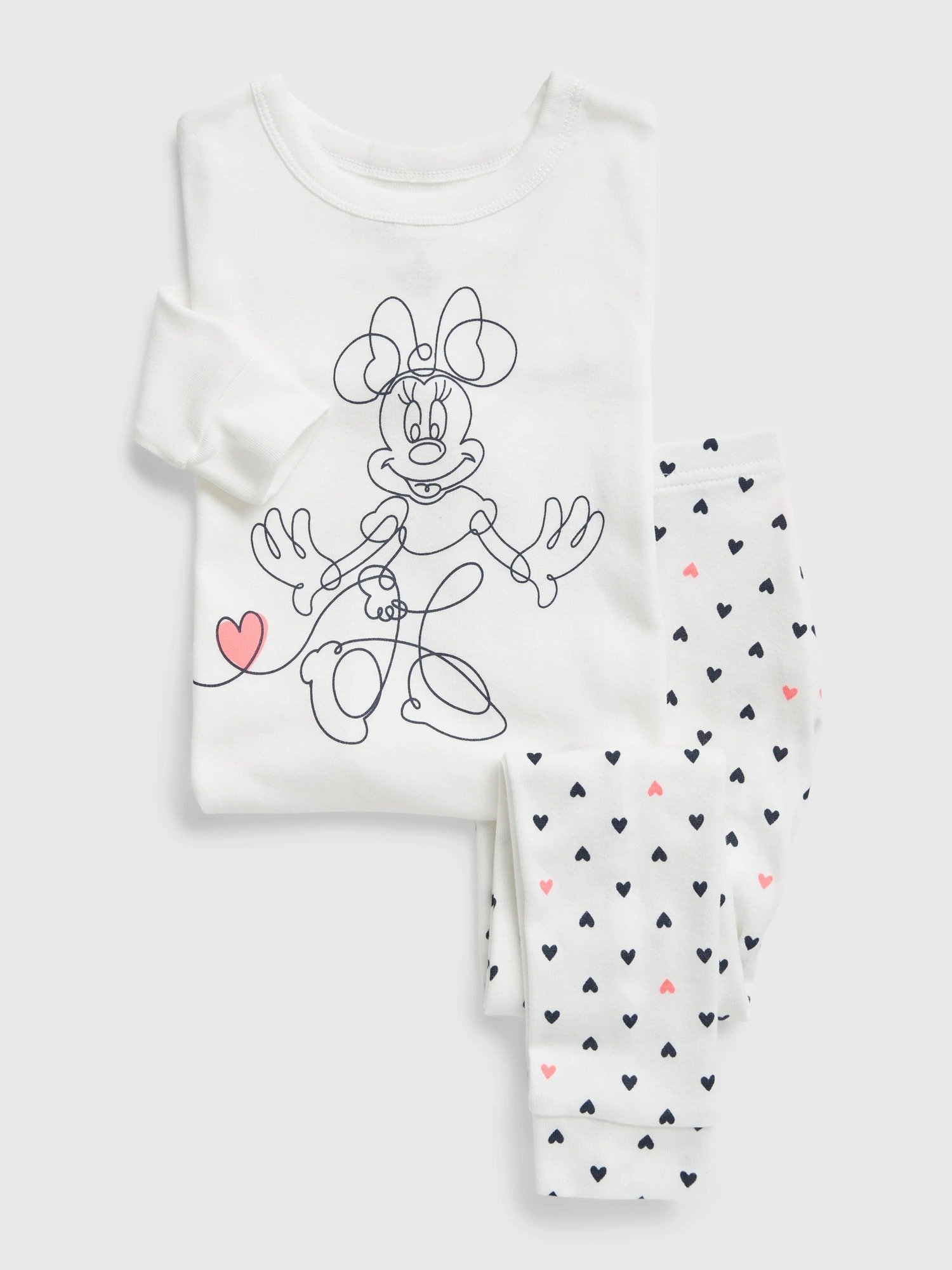 Disney Minnie Mouse 100% Organik Pamuk Pijama Seti product image