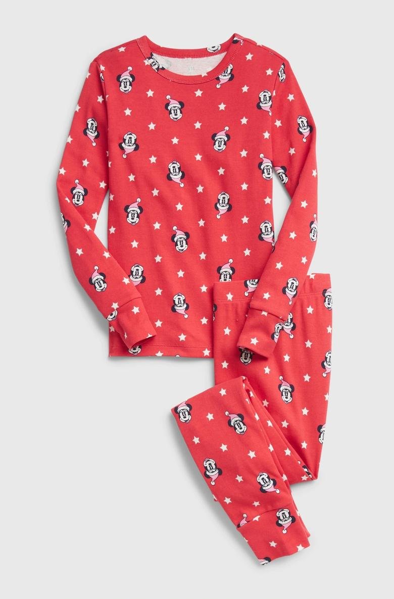  Disney Minnie Mouse 100% Organik Pamuk Pijama Takımı