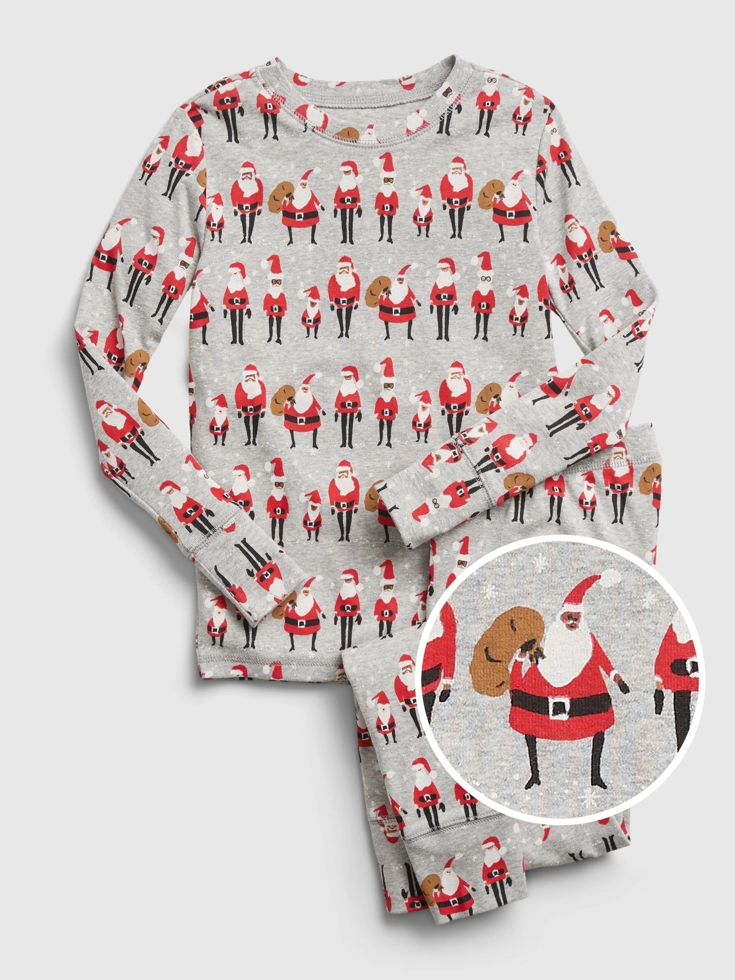 Noel Baba Grafik Baskılı Pijama Takımı product image