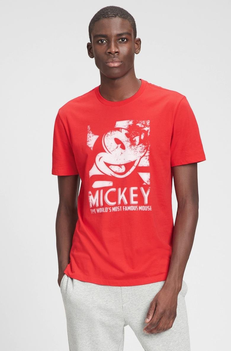 Disney Mickey Mouse Grafik Baskılı T-Shirt