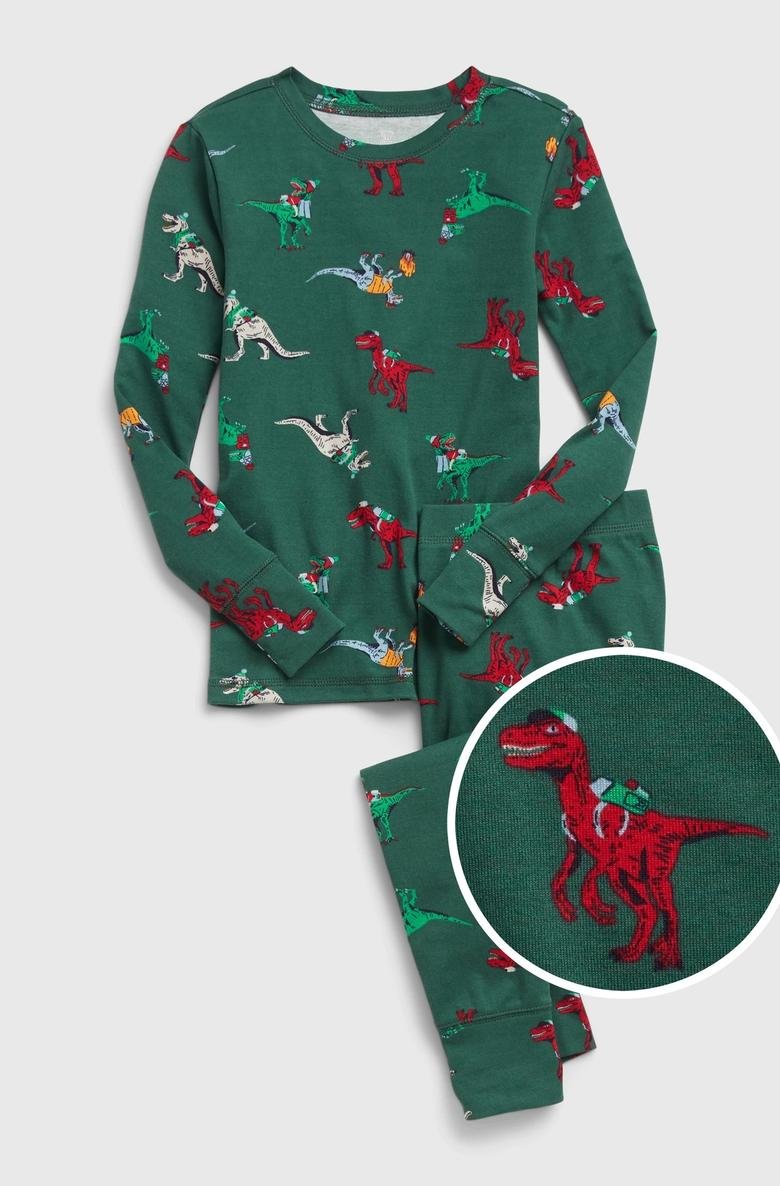 100% Organik Pamuk Grafik Baskılı Pijama Takımı