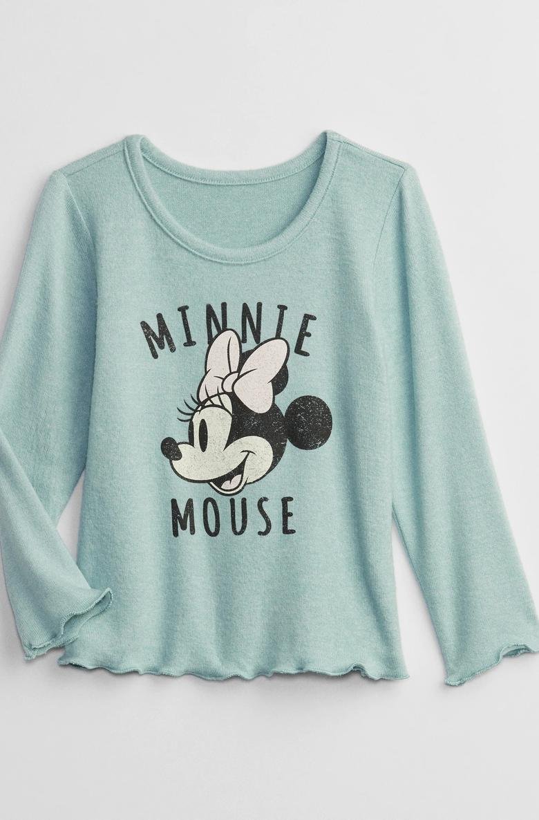  Disney Minnie Mouse Grafik Baskılı T-Shirt