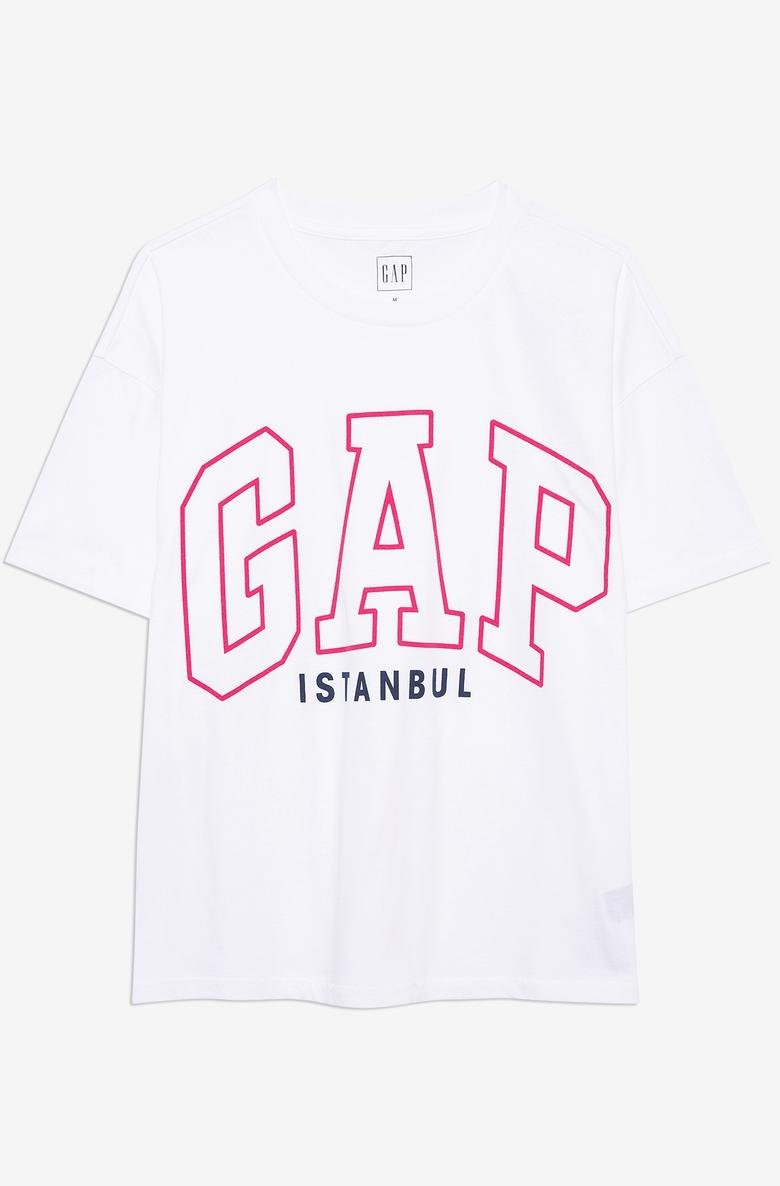  Gap Logo İstanbul T-Shirt