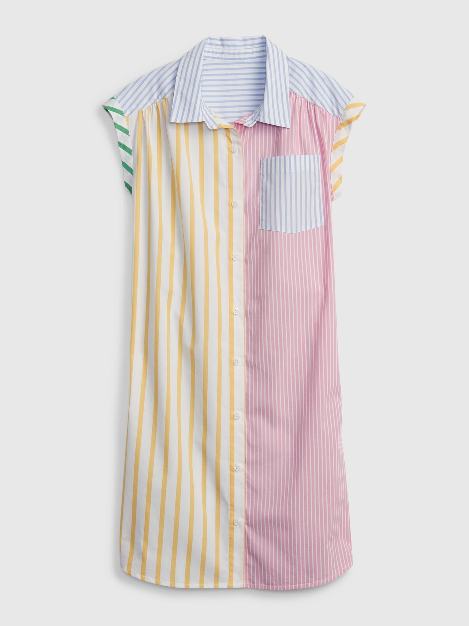 Çizgili Gömlek Elbise product image