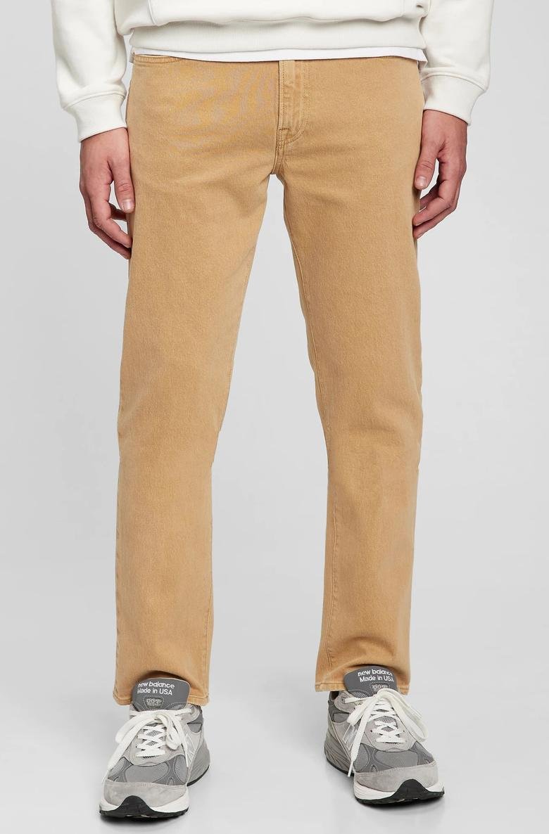  GapFlex Washwell™ Straight Khaki Jean Pantolon