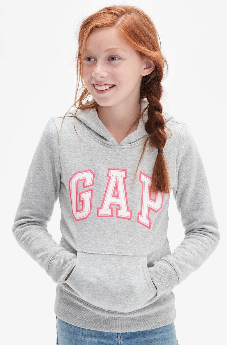  Gap Logo Fleece Kapüşonlu Sweatshirt