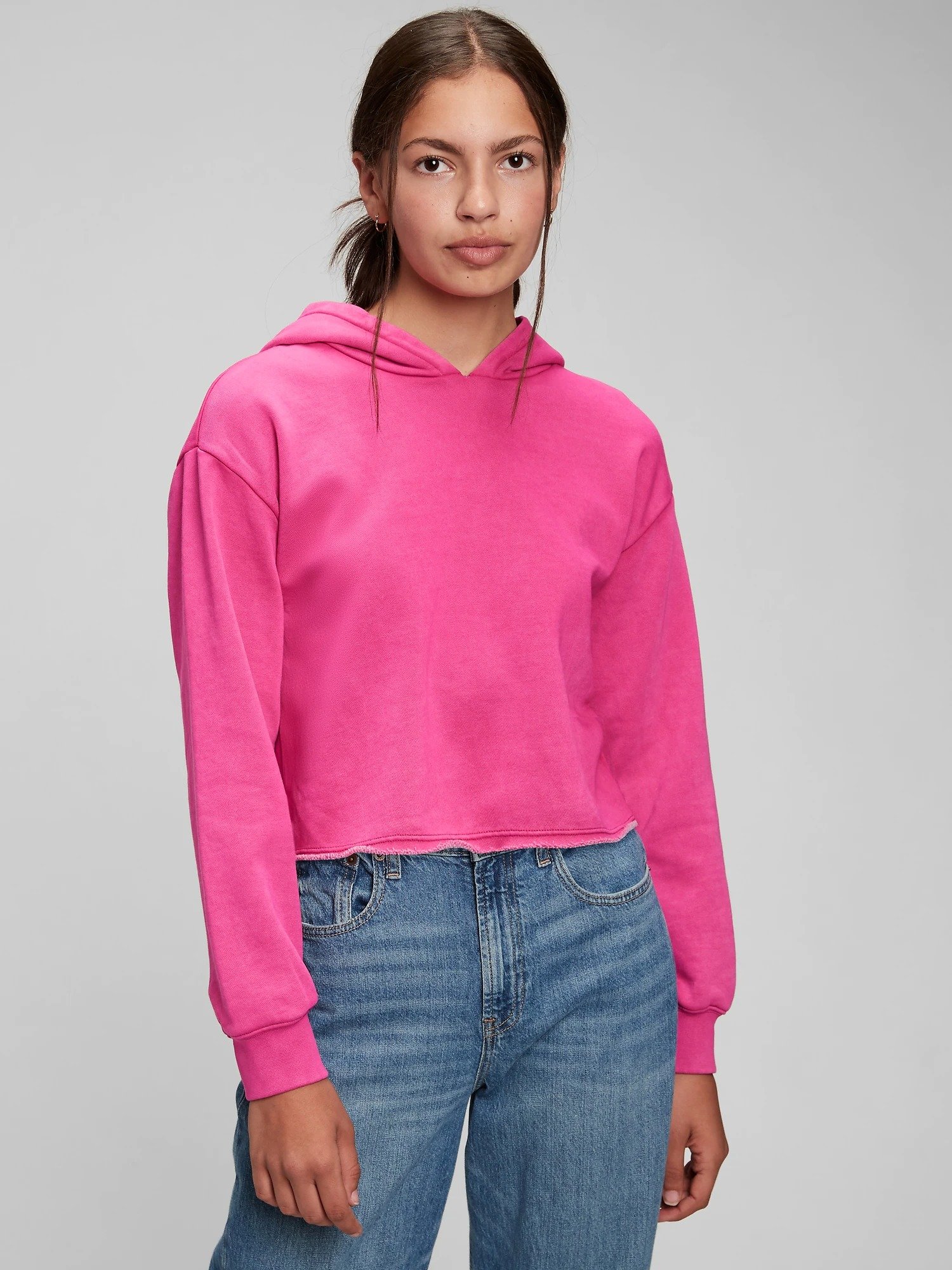 Crop Kapüşonlu Sweatshirt product image