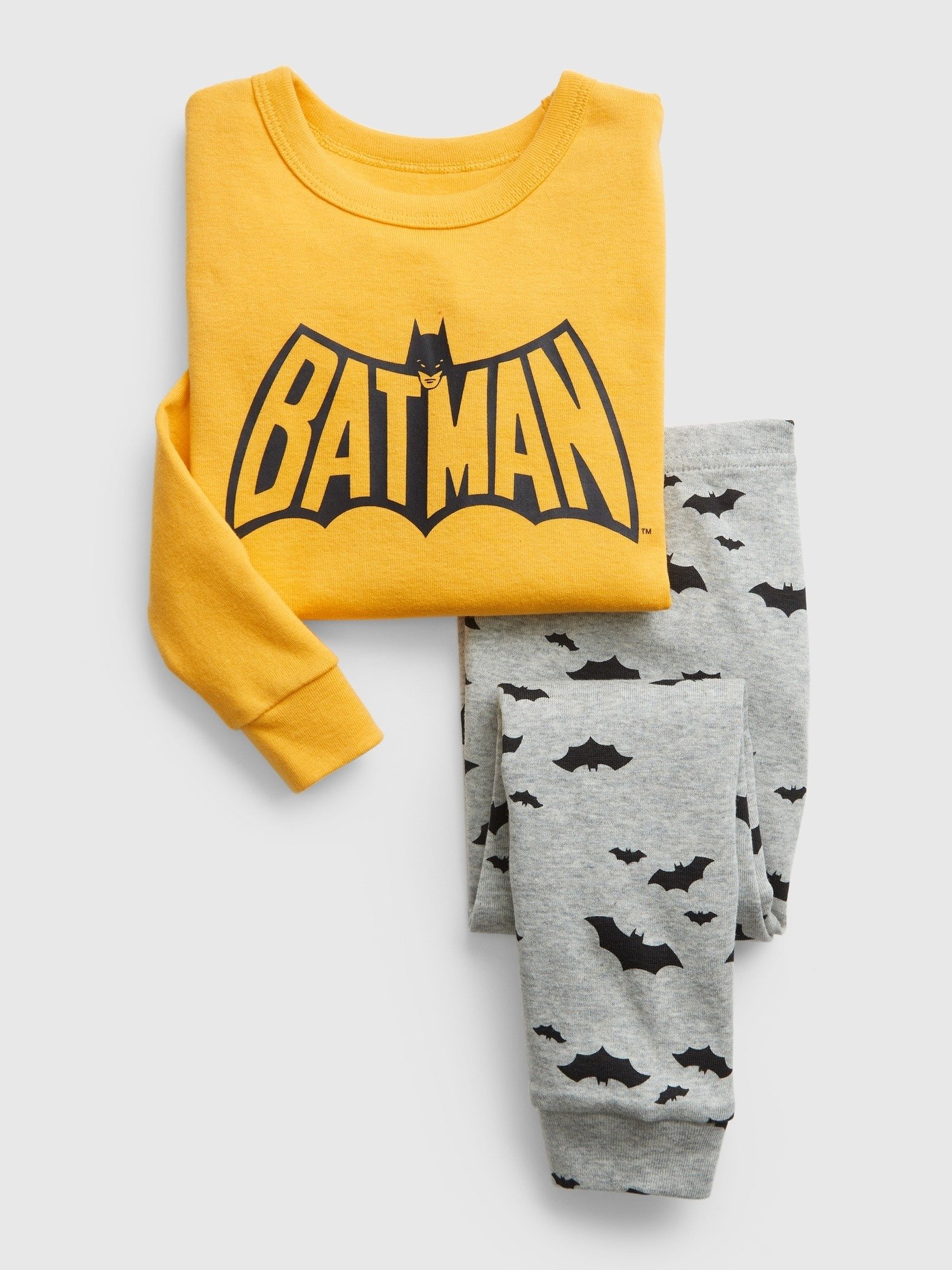 DC™ 100% Organik Pamuk Batman Grafik Baskılı Pijama Seti product image