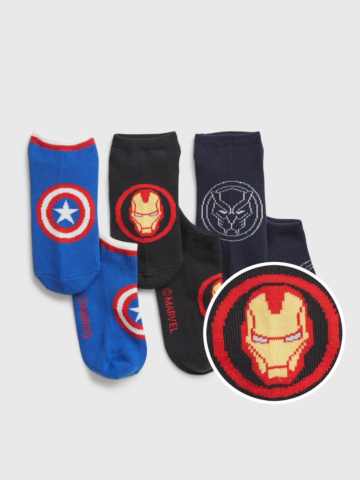 Marvel Grafik Baskılı Çorap (3'lü Paket) product image