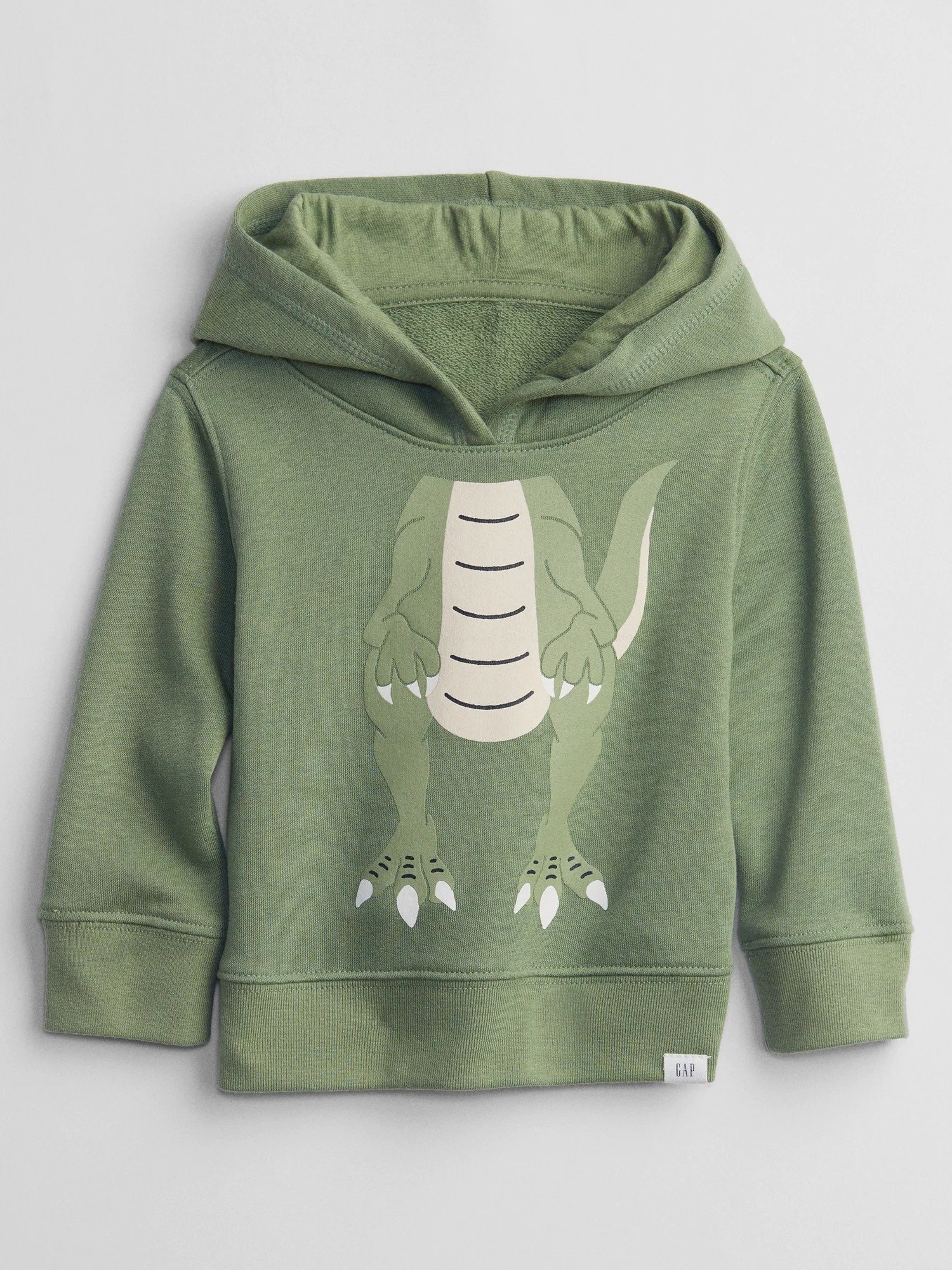 3D Dino Grafik Kapüşonlu Sweatshirt product image