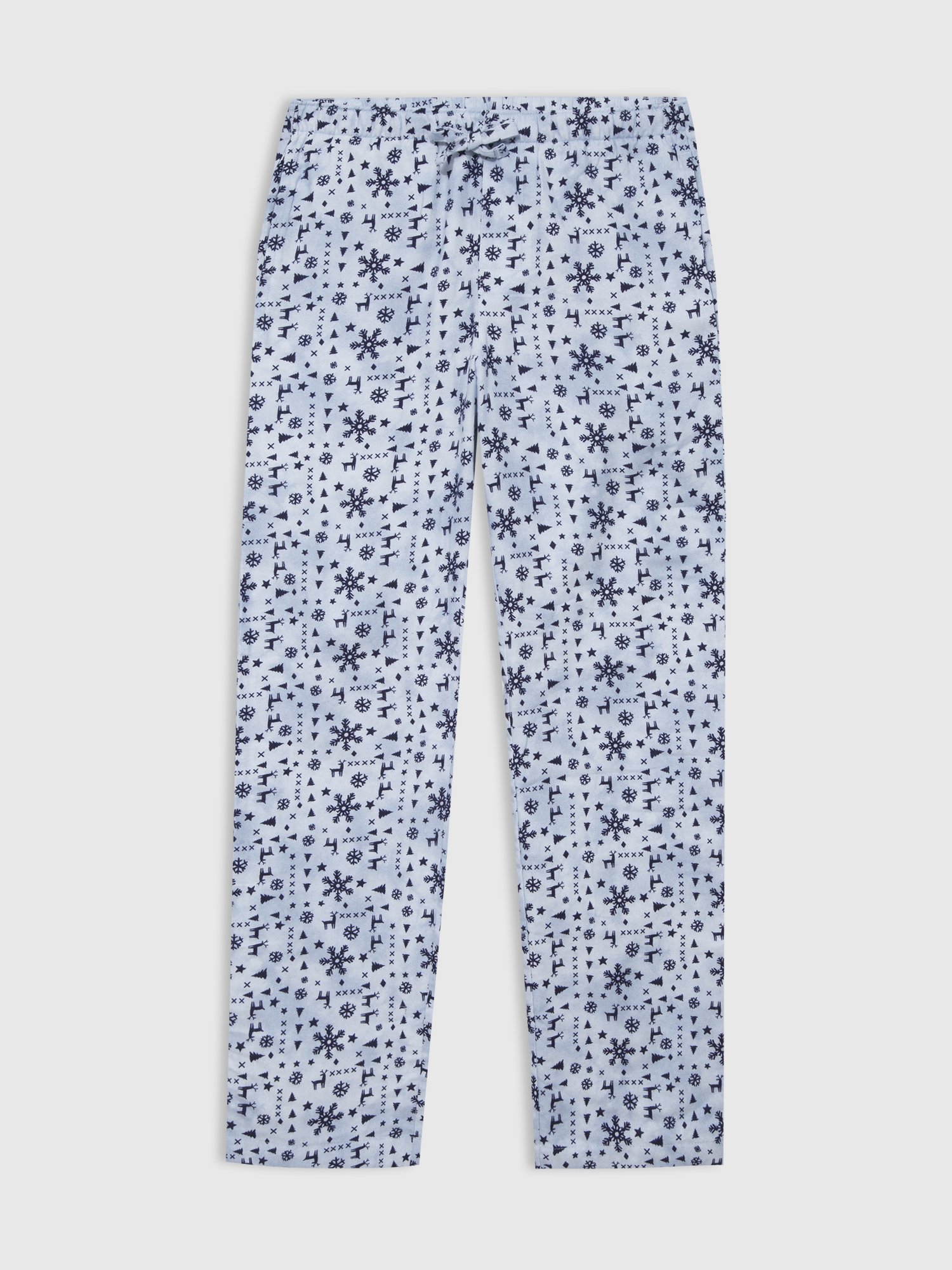 Baskılı Flannel Pijama Altı product image