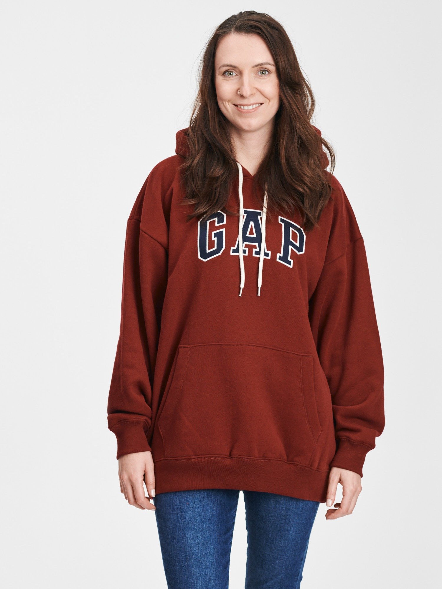 Gap Logo Oversize Kapüşonlu Sweatshirt product image