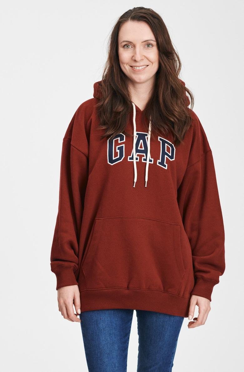  Gap Logo Oversize Kapüşonlu Sweatshirt