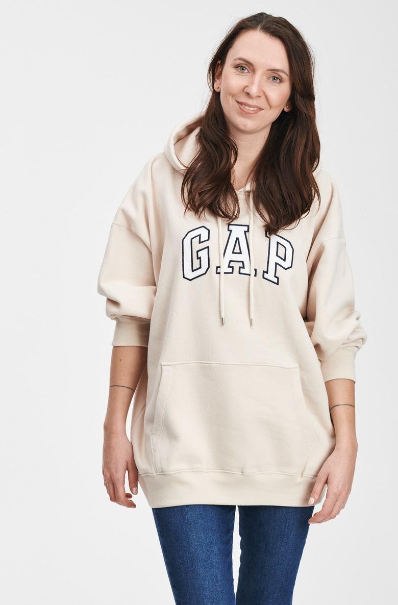  Gap Logo Oversize Kapüşonlu Sweatshirt