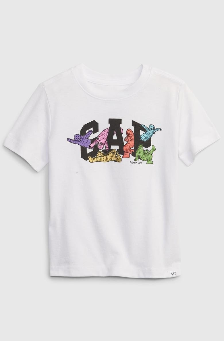  Gap x Frank Ape Grafik Baskılı T-Shirt
