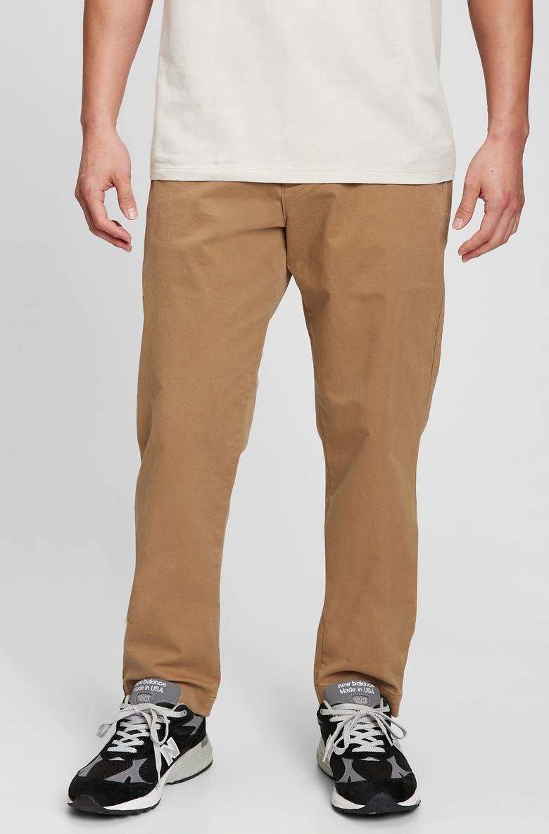  GapFlex Washwell™ Essential Straight Taper Khaki Pantolon
