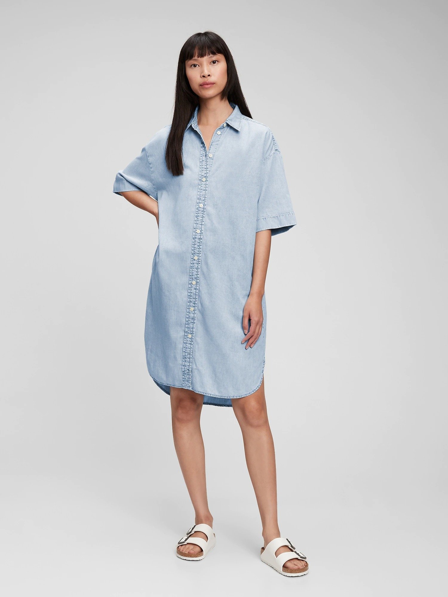 Denim Wahswell™ Gömlek Elbise product image