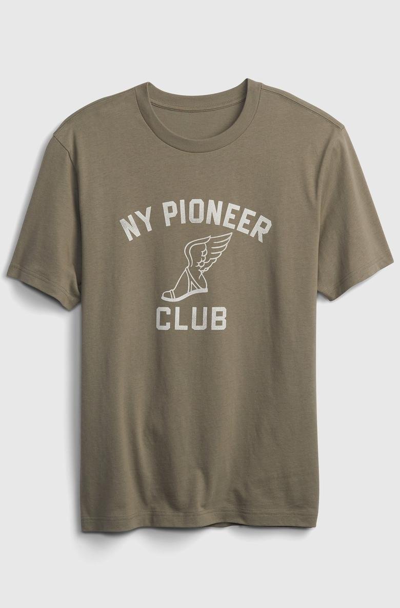  Gap x New York Pioneer Club Grafik Baskılı T-Shirt
