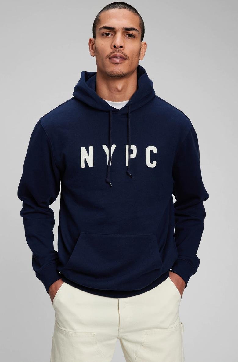  Gap x New York Pioneer Club  Kapüşonlu Sweatshirt