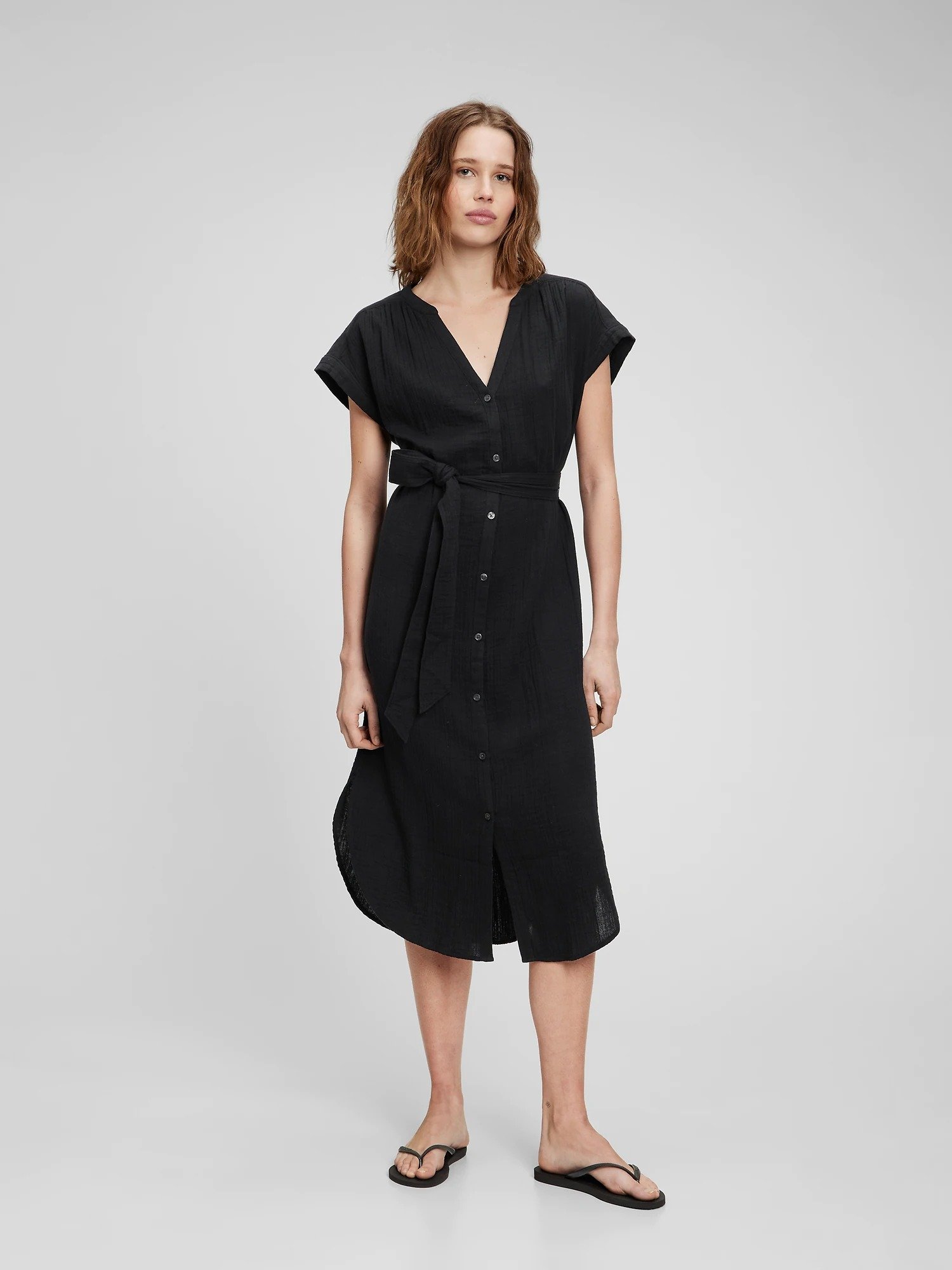 Dokulu Midi Elbise product image