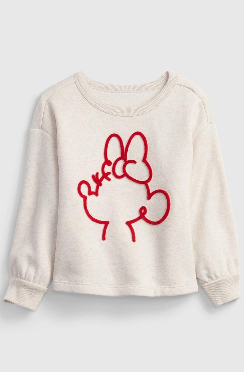  Disney Minnie Mouse Grafik Desenli Sweatshirt