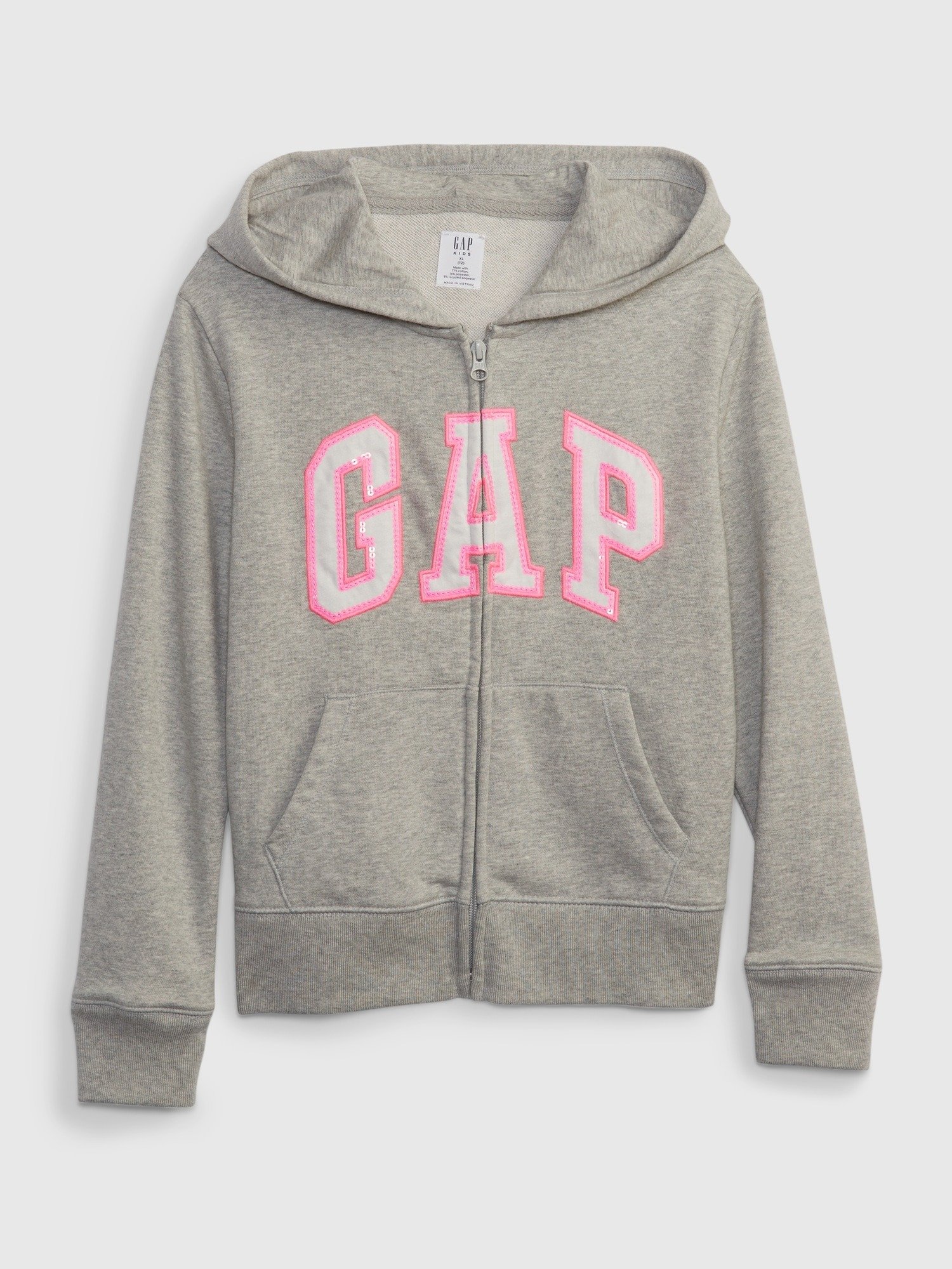 Gap Logo Fermuarlı Havlu Kumaş Sweatshirt product image
