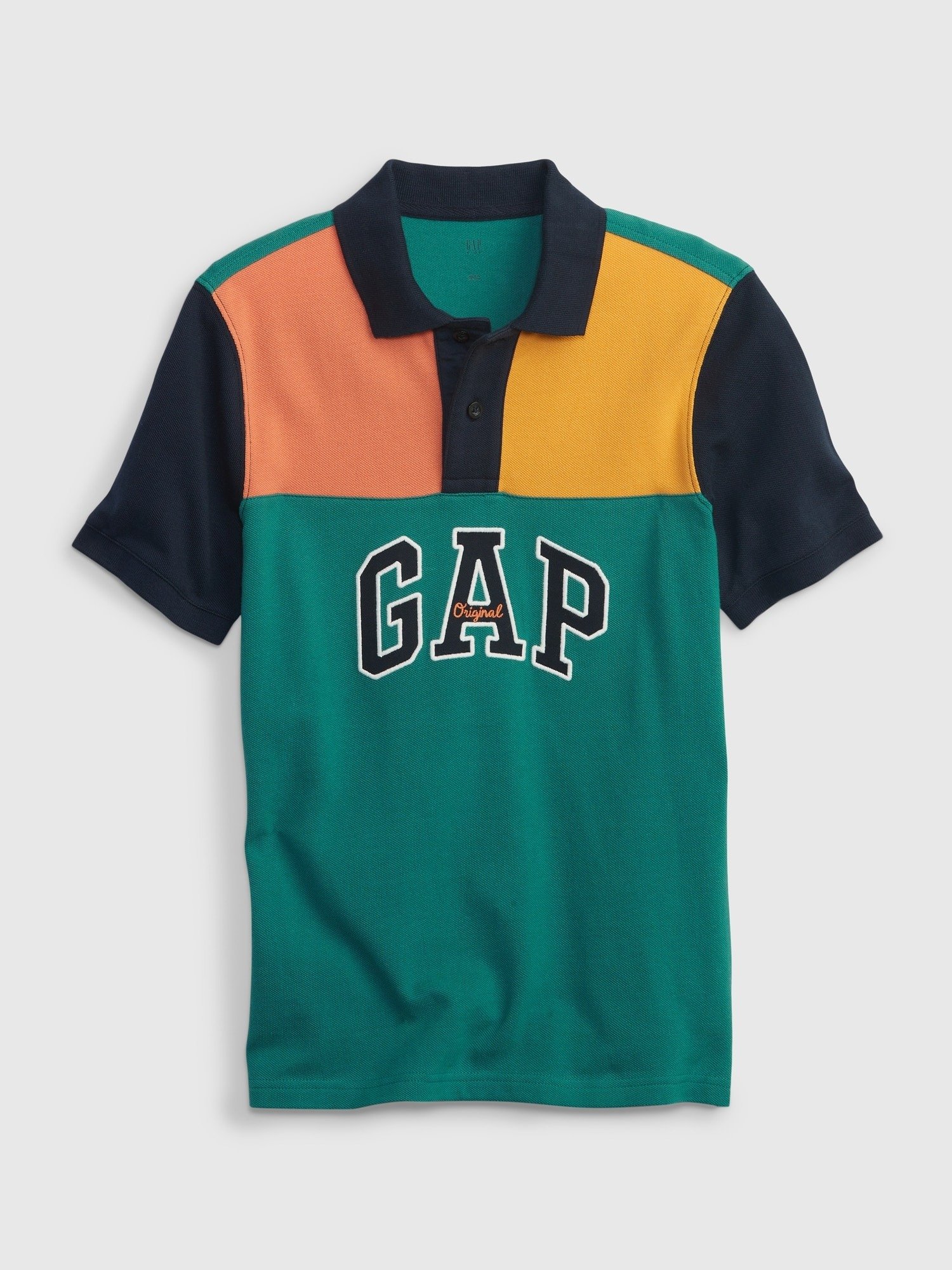 Gap Logo Renk Bloklu Polo T-Shirt product image