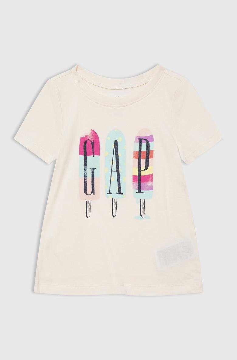  Gap Logo Grafik Baskılı T-Shirt