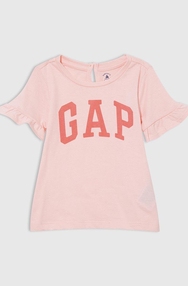  Gap Logo Fırfır Detaylı T-Shirt