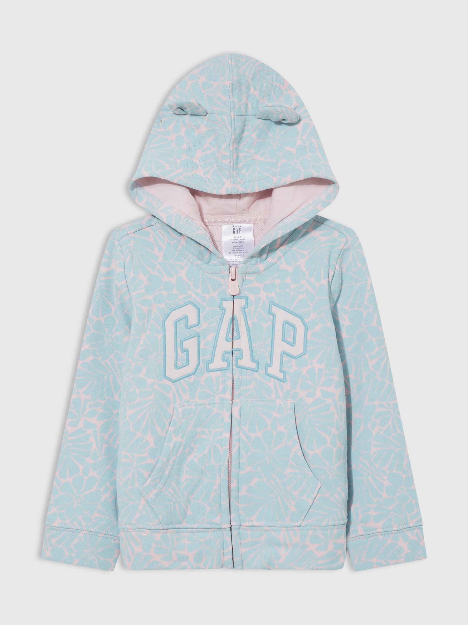 Gap Logo Grafik Desenli Kapüşonlu Sweatshirt product image