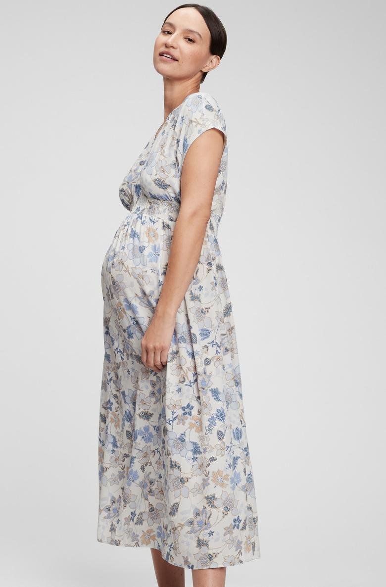  Maternity Midi Elbise